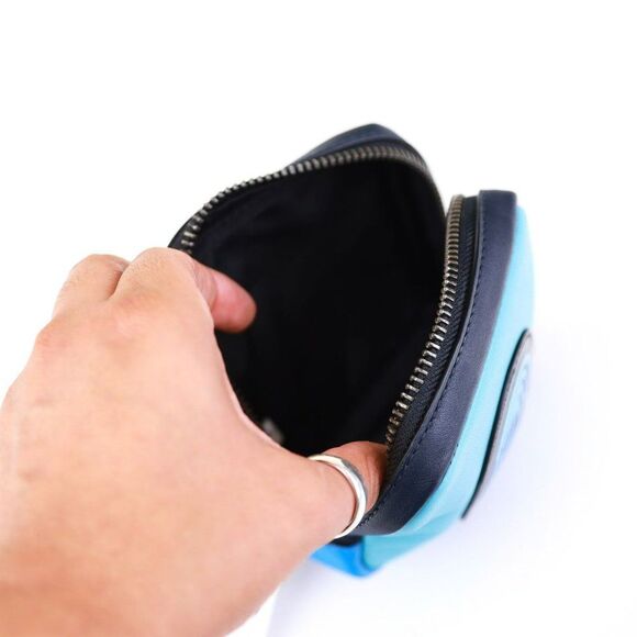 NEW Coach PATCH Square Orangizer Card Pouch BLUE - Picture 7 of 7